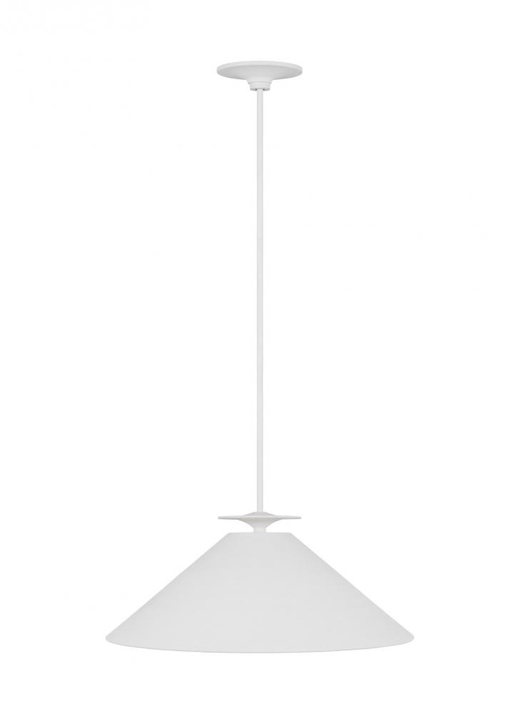 Cornet Casual 1-Light Indoor Dimmable Extra Large Pendant Ceiling Hanging Chandelier Light