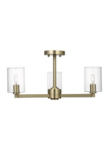Visual Comfort & Co. Studio Collection 7764203C-848 - Fullton Three Light Semi-Flush Mount