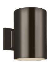 Visual Comfort & Co. Studio Collection 8313901-10 - Outdoor Cylinders transitional 1-light outdoor exterior large Dark Sky compliant wall lantern sconce