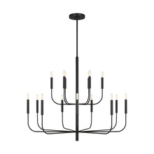 Visual Comfort & Co. Studio Collection EC10015AI - Large Two-Tier Chandelier