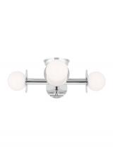 Visual Comfort & Co. Studio Collection KF1034PN - Nodes Contemporary 4-Light Indoor Dimmable Semi-Flush Mount Ceiling Light