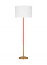 Visual Comfort & Co. Studio Collection KST1051BBSCRL1 - Monroe Modern 1-Light Indoor Large Floor Lamp