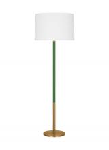 Visual Comfort & Co. Studio Collection KST1051BBSGRN1 - Monroe Modern 1-Light Indoor Large Floor Lamp