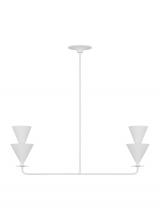 Visual Comfort & Co. Studio Collection LXC1092CPST - Cornet Casual 2-Light Indoor Dimmable Medium Linear Chandelier