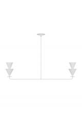 Visual Comfort & Co. Studio Collection LXC1102CPST - Cornet Casual 2-Light Indoor Dimmable Extra Large Linear Chandelier