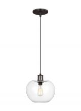 Visual Comfort & Co. Studio Collection TP1211AI - Mela Modern 1-Light Indoor Dimmable Medium Pendant Ceiling Hanging Chandelier Light