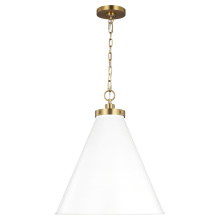 Visual Comfort & Co. Studio Collection CP1281MWTBBS - Wellfleet Large Cone Pendant