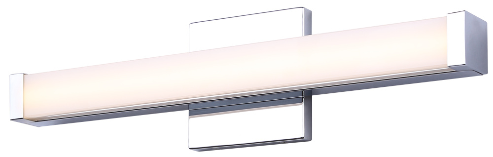 Special Order, LED Vanity, JONAH, BL-30B-18-CH-C, 18inch Width LED Square Bath Vanity, 12W Dimmable