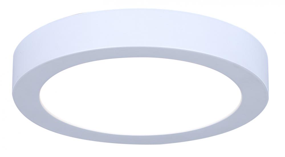 5 Inch White LED Round Disk