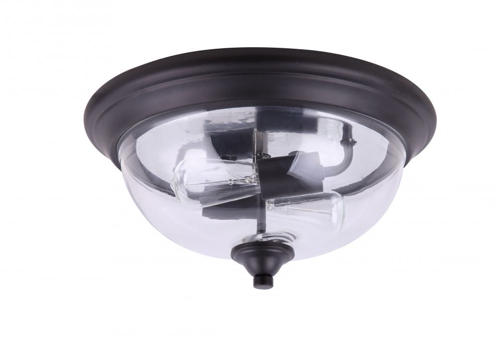 IFM587A14ORB-RG, 2 Light Flush Mount, Bronze Finish