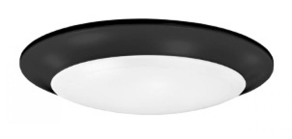 7.28 Inch Black LED Disk Light