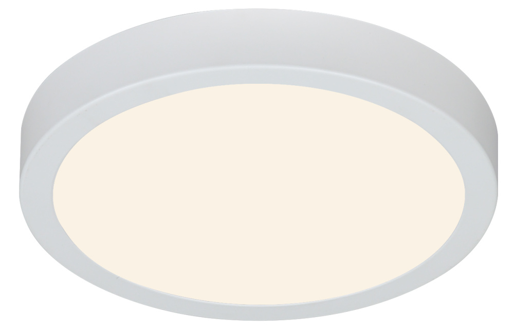 LED Flush Mount 7-Inch White Finish with 5CCT