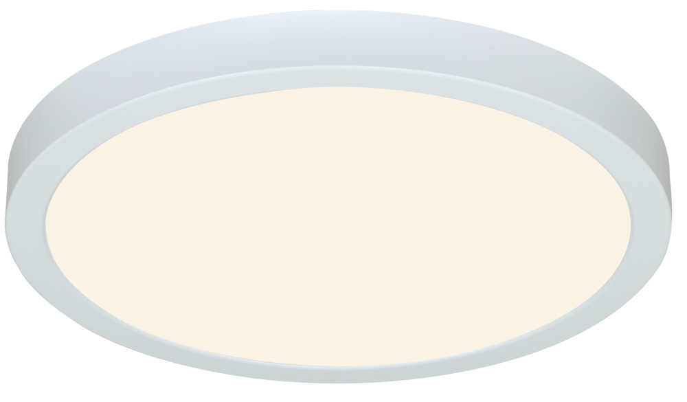 LED Flush Mount 11-Inch White Finish with 5CCT