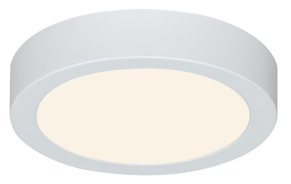 LED Flush Mount 5-Inch White Finish with 5CCT