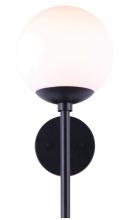 Canarm IOL465BK - Kahlo 1 Light Outdoor Lantern, Black Finish