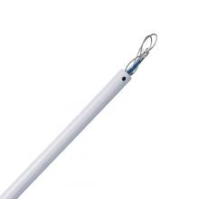 Canarm DR2411 - Downrod, 24 IN White, C/W Wiring Harness