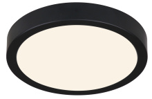 Canarm DL-7F-15DCW-BK-C - LED Flush Mount 7-Inch Matte Black Finish with 5CCT