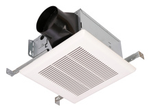 Canarm CNPD100-3 - Ultra Quiet 2-Speed Ceiling Exhaust Fan, Selectable 50/80/100 CFM, EC Motor, Continuous Low Mode