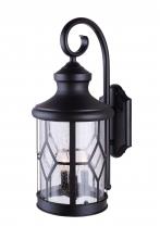 Canarm IOL210BK - Outdoor 1 Light Outdoor Lantern, Black Finish
