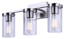 Canarm IVL1234A03BN - Britton 3-Light Vanity Fixture, 21 Inch, Brushed Nickel Finish