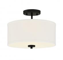 Savoy House Meridian M60008MBK - 2-Light Ceiling Light in Matte Black