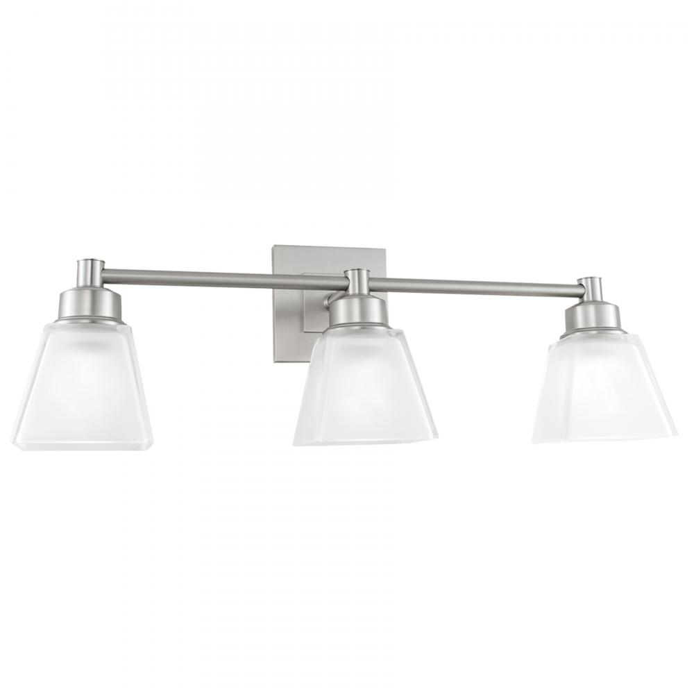 Matthew 22'' Wide 3-Light Vanity Light - Brushed Nickel