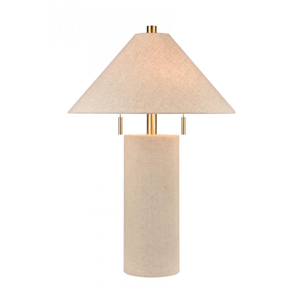 Blythe 26'' High 2-Light Table Lamp - Linen