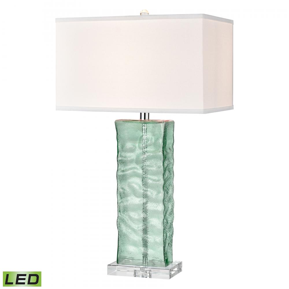 Arendell 30'' High 1-Light Table Lamp - Light Green - Includes LED Bulb