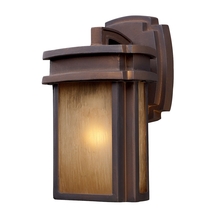 ELK Home 42146/1 - Sedona 1-Light Outdoor Wall Lamp in Hazelnut Bronze