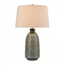 ELK Home S0019-11143 - Burnie 28'' High 1-Light Table Lamp - Blue Glazed