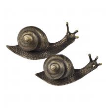 ELK Home S0037-12133/S2 - Snail Object - Set of 2 - Bronze