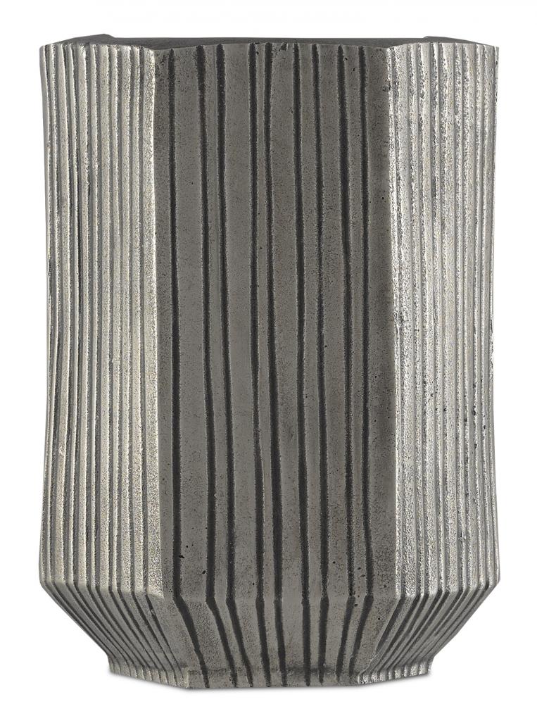 Bavi Large Silver Vase