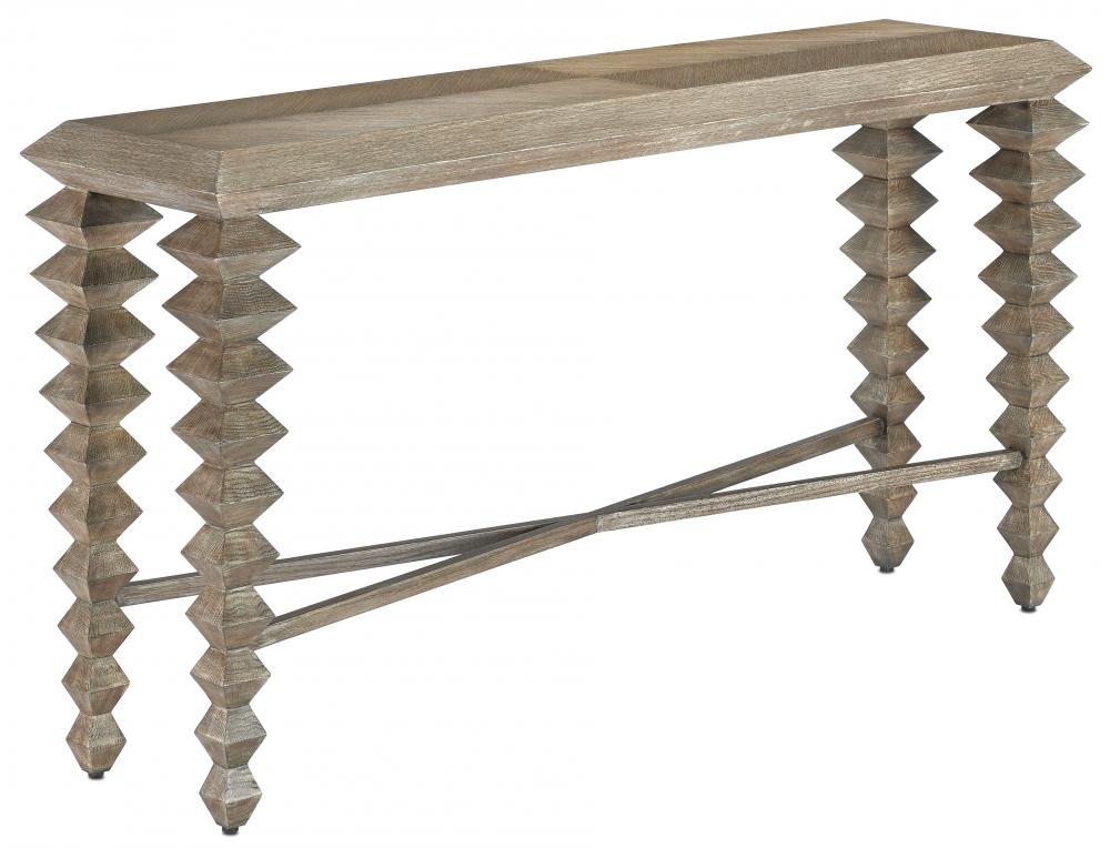 Saranya Light Pepper Console Table