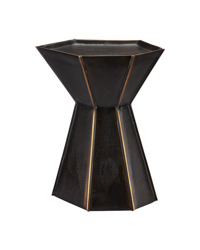 Merola Black Accent Table