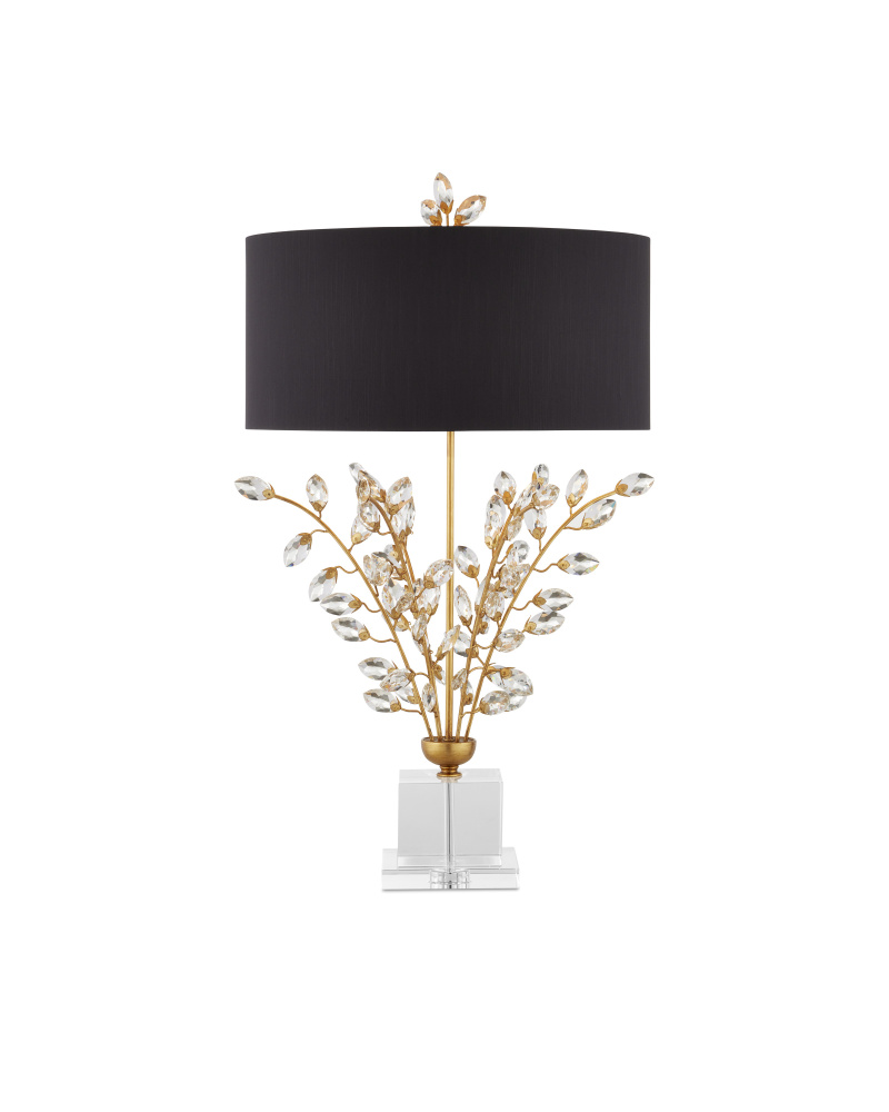 Forget-Me-Not Gold Table Lamp