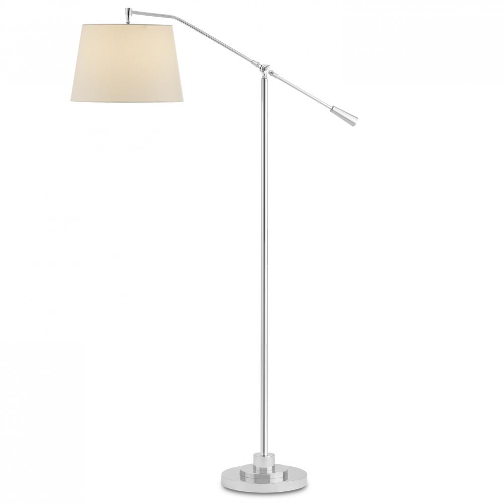 Maxstoke Nickel Floor Lamp