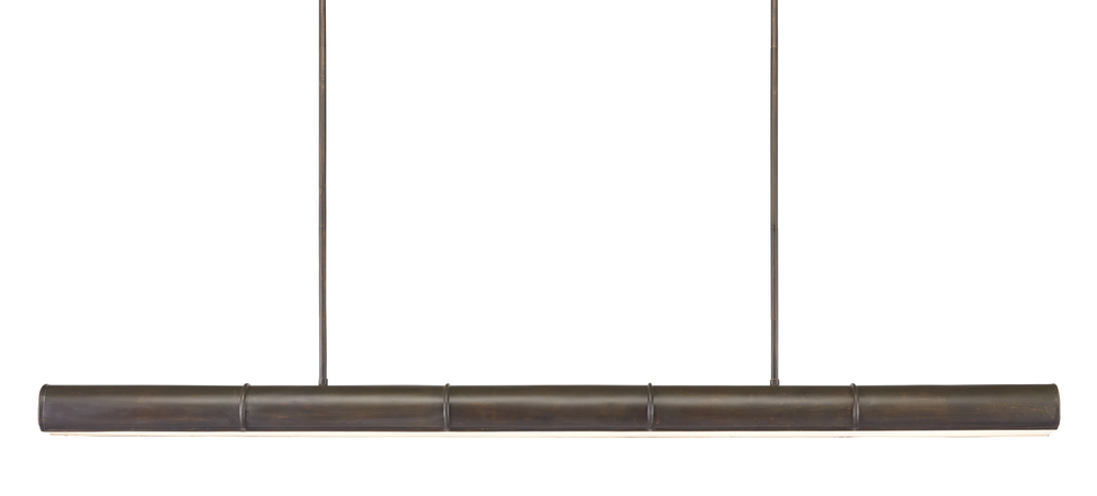 Lyon Large Bronze Linear Chandelier