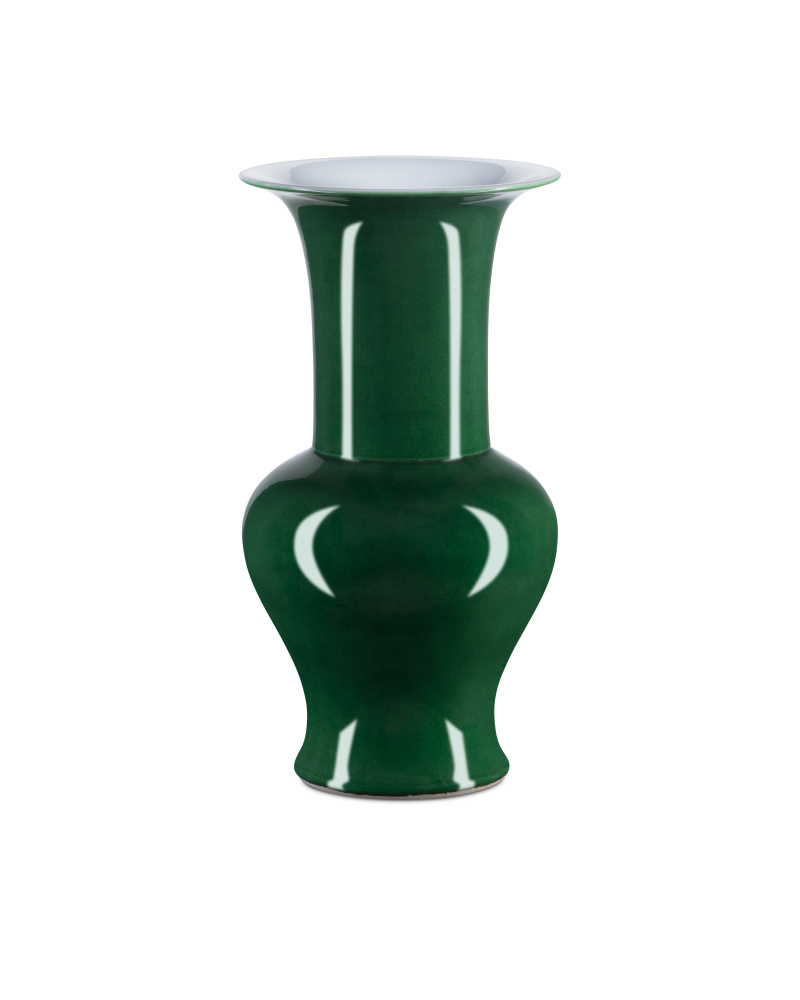 Imperial Green Corolla Vase