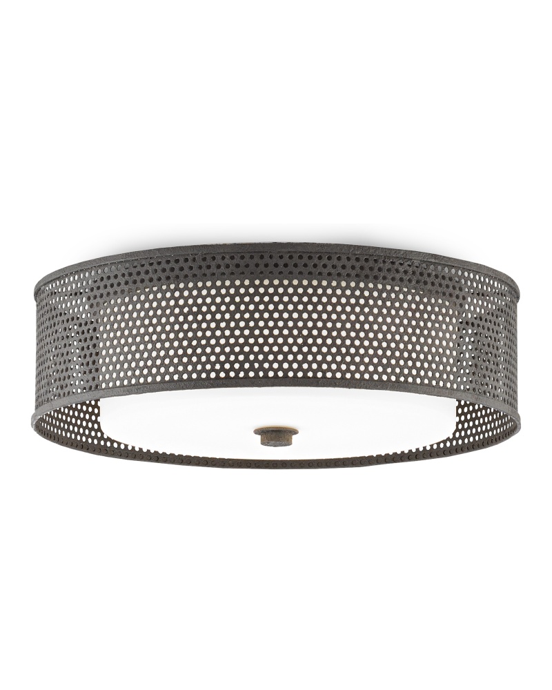 Notte Black Flush Mount