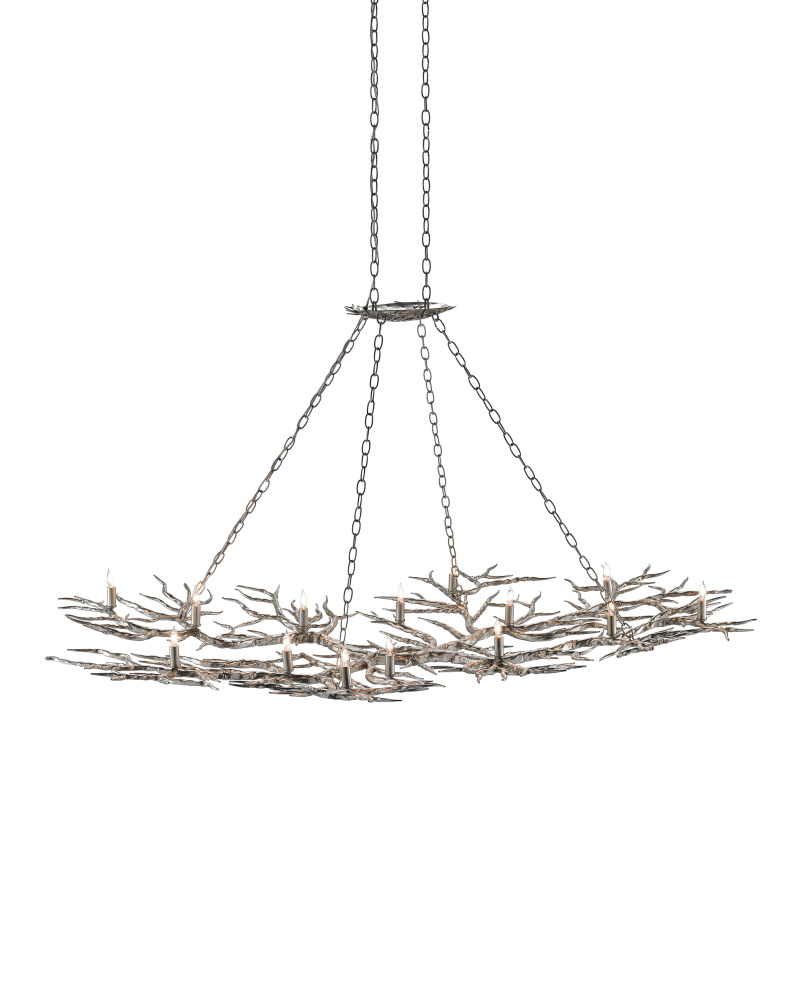 Rainforest Large Silver Chandelier