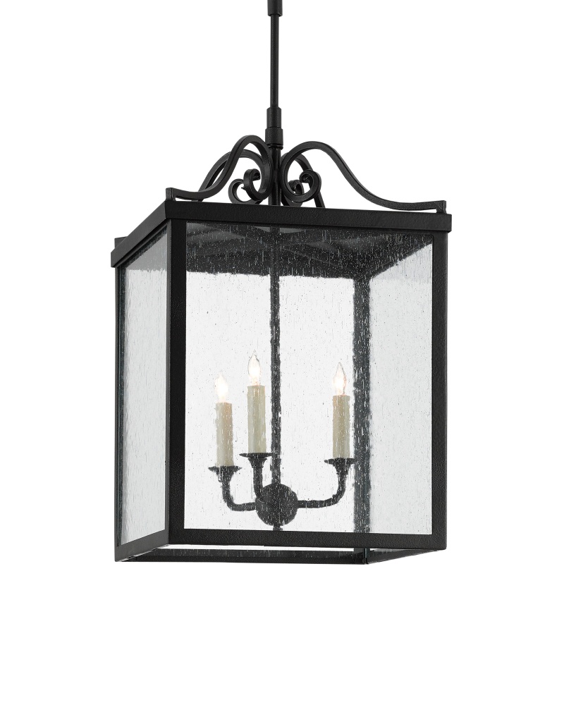 Giatti Large Black Outdoor Lantern