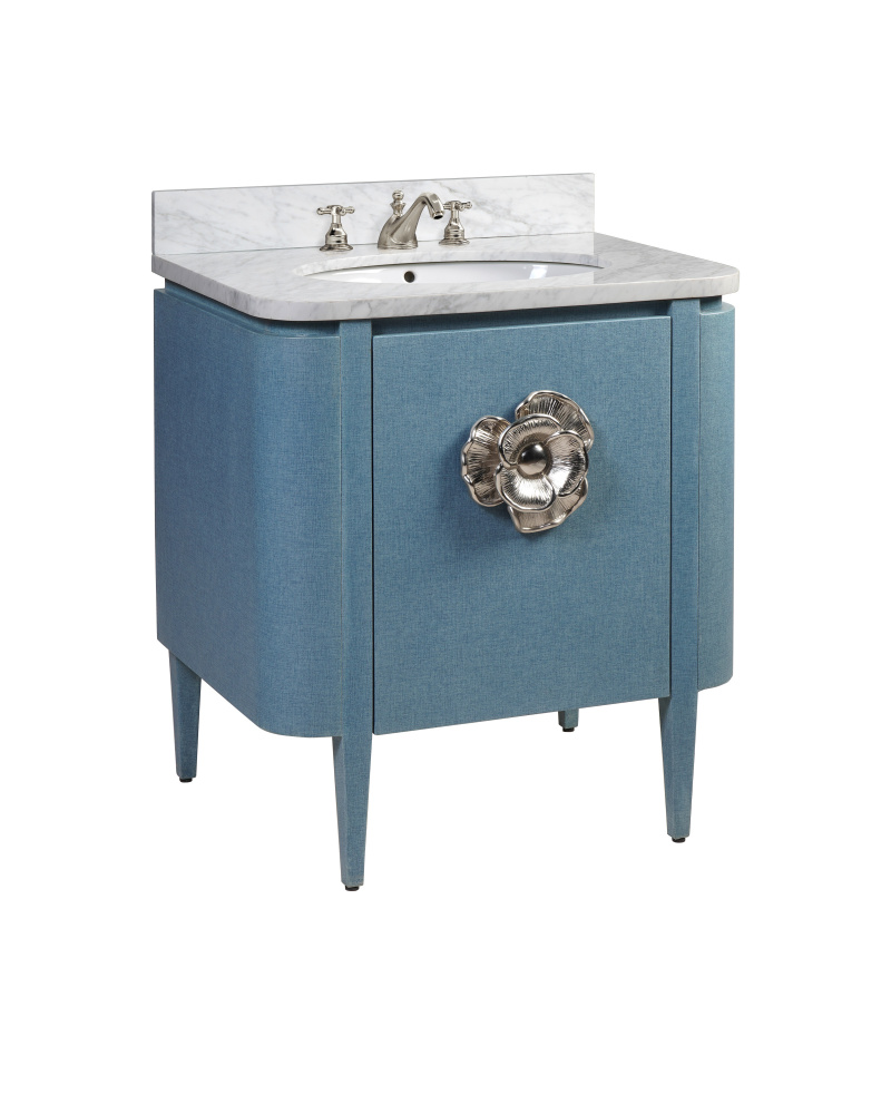 Briallen 30" Blue Vanity with Oval Undermount Sink