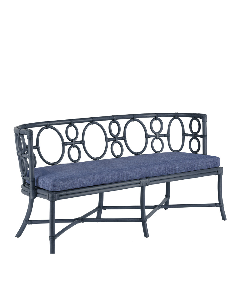 Tegal Navy Bench, Finn Indigo