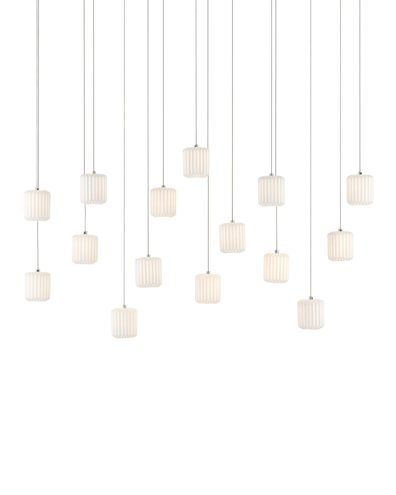 Dove 15-Light Linear Multi-Drop Pendant