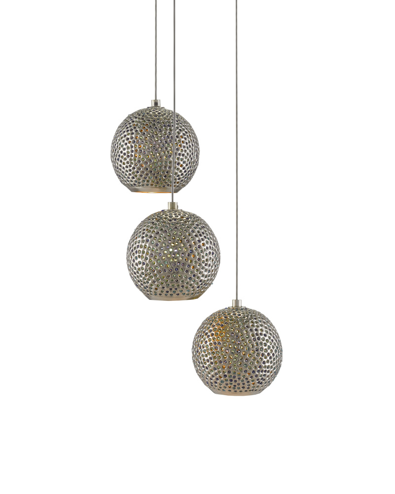 Giro 3-Light Round Multi-Drop Pendant