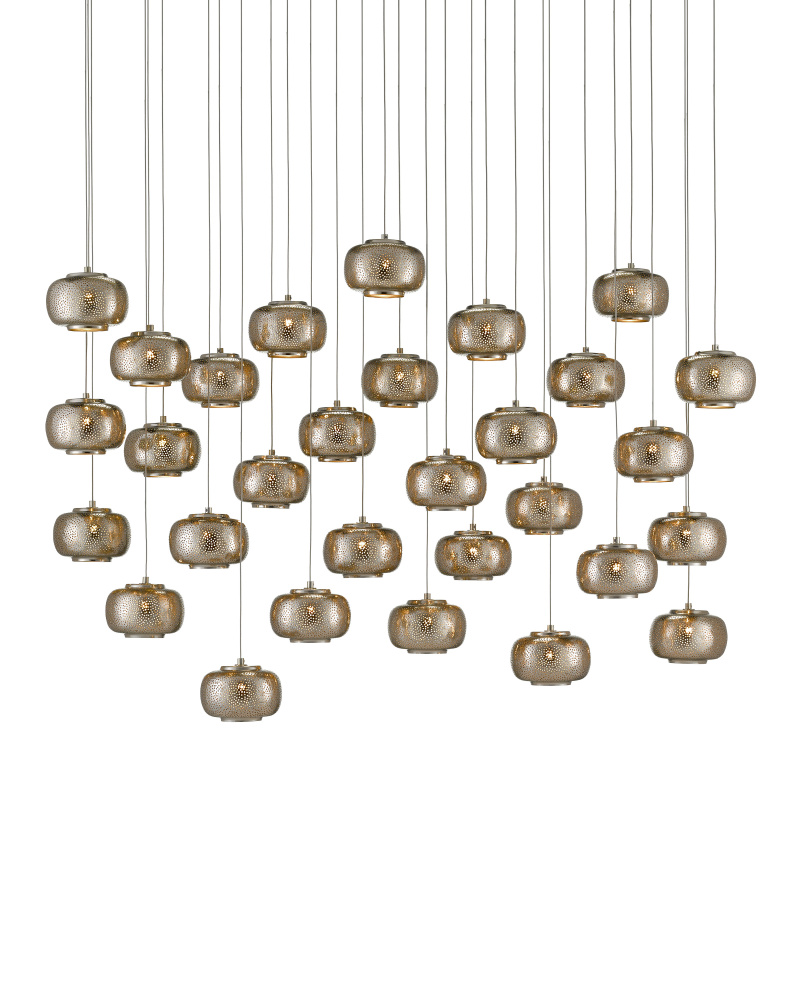 Pepper 30-Light Linear Multi-Drop Pendant