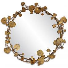 Currey 1000-0116 - Vinna Brass Round Mirror