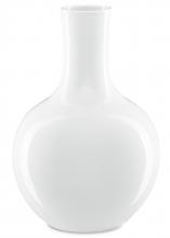 Currey 1200-0217 - Imperial White Large Gourd Vase