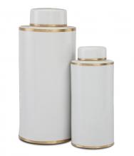 Currey 1200-0414 - Ivory Tea Canister Set of 2