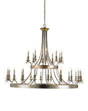 Currey 9582 - Lodestar Silver Chandelier